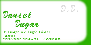 daniel dugar business card